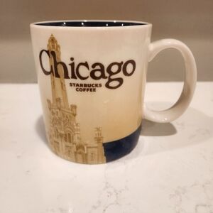 Starbucks 2011 Chicago Illinois Global Icon Collection Coffee Tea Mug Cup 16 oz